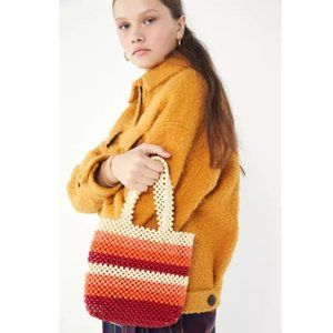Urban Outfitters Beaded Mini Tote Bag
